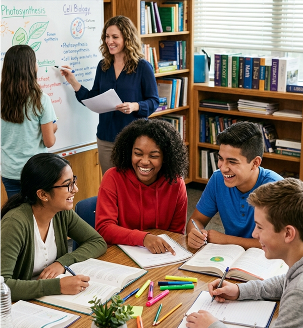 teacher&students